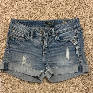 Silver Jeans Women's Blue Denim Shorts